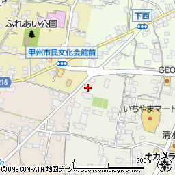 魚丼　塩山店周辺の地図