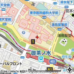 セブンイレブン東京医科歯科大病院店周辺の地図