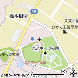 横芝光町　光スポーツ公園周辺の地図