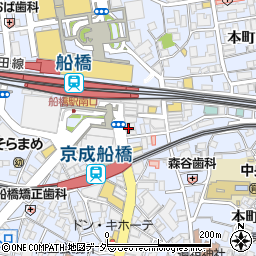 セブンイレブン船橋駅南口店周辺の地図