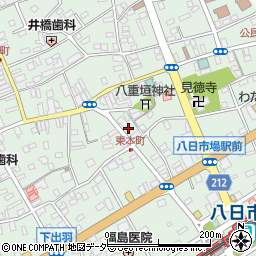 千葉県匝瑳市八日市場イ2924周辺の地図