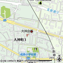 東京都昭島市大神町3丁目8周辺の地図