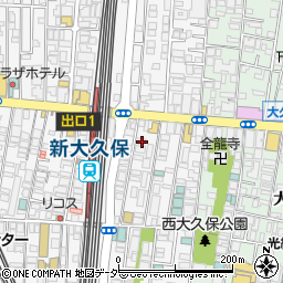 東京都新宿区百人町1丁目6-12周辺の地図