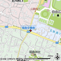 昭島警察署福島交番周辺の地図