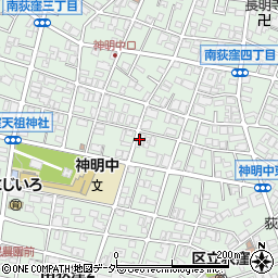 坂東流日本舞踊教室周辺の地図