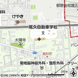 尾久自動車学校周辺の地図