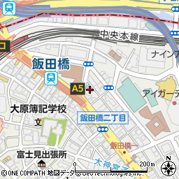 東京都千代田区飯田橋3丁目4-7周辺の地図