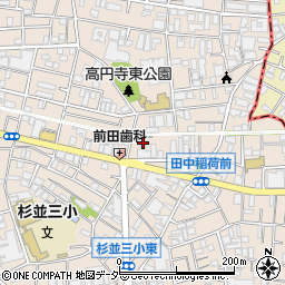 エヴェナール高円寺３周辺の地図
