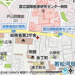 東京都新宿区若松町20周辺の地図
