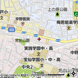 イーストウエスト日本語学校周辺の地図