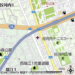 東京都江戸川区谷河内2丁目3周辺の地図