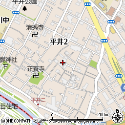 東京都江戸川区平井2丁目11-29周辺の地図