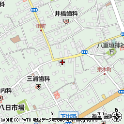 千葉県匝瑳市八日市場イ2865周辺の地図