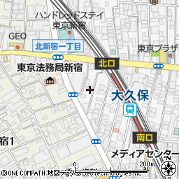 東京都新宿区百人町1丁目19-21周辺の地図
