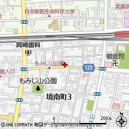 アーク境南町周辺の地図