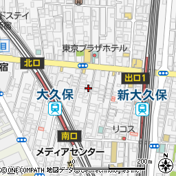 東京都新宿区百人町1丁目16-19周辺の地図