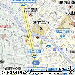 東京都杉並区荻窪5丁目3周辺の地図