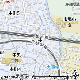 京進のほいくえん・ＨＯＰＰＡ　船橋駅園周辺の地図