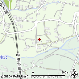 山梨県甲州市塩山下萩原2325周辺の地図