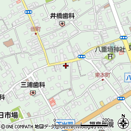 千葉県匝瑳市八日市場イ2868周辺の地図