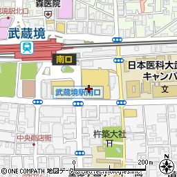 そば・うどん・和食 家族亭 イトーヨーカ堂武蔵境店周辺の地図