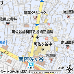 鍋家 阿佐ヶ谷店周辺の地図