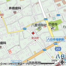 千葉県匝瑳市八日市場イ2925周辺の地図