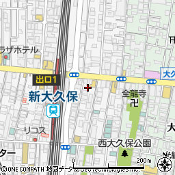 東京都新宿区百人町1丁目6-13周辺の地図