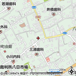 千葉興業銀行八日市場支店周辺の地図