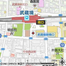 河合塾マナビス　武蔵境校周辺の地図