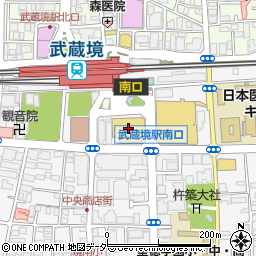 マクドナルド武蔵境イトーヨーカドー店周辺の地図