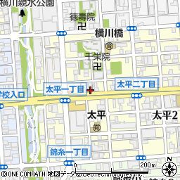 アベニール錦糸町周辺の地図
