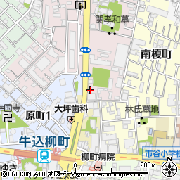 東京都新宿区弁天町82周辺の地図