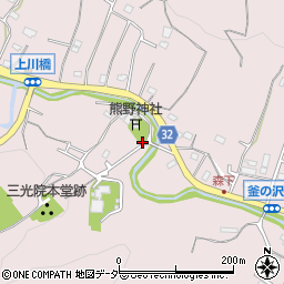 東京都八王子市上川町3090周辺の地図