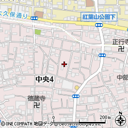 上町公園周辺の地図