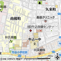 東京都新宿区矢来町9周辺の地図