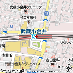 コスメロフトｎｏｎｏｗａ武蔵小金井店周辺の地図