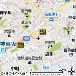 東京都新宿区岩戸町16周辺の地図