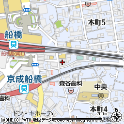 美味か UMAKA 船橋駅前店周辺の地図