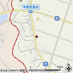 千葉県香取郡多古町牛尾2585周辺の地図