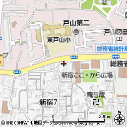 セブンシティ東新宿周辺の地図