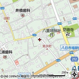 千葉県匝瑳市八日市場イ2920周辺の地図