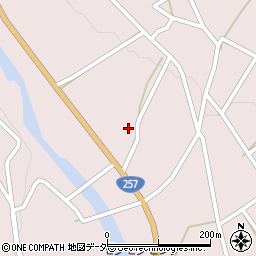 岐阜県中津川市加子母下桑原4592周辺の地図