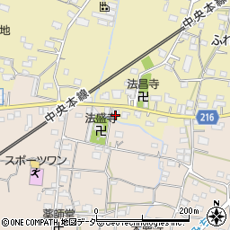 山梨県甲州市塩山上塩後622周辺の地図