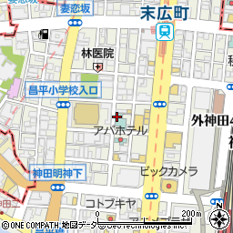東京都千代田区外神田周辺の地図
