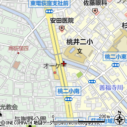 荻窪警察署荻窪五丁目交番周辺の地図