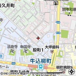 東京都新宿区弁天町141周辺の地図