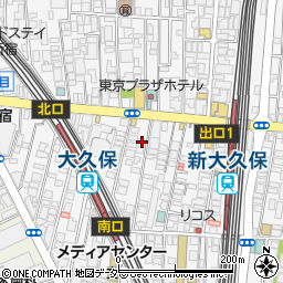 東京都新宿区百人町1丁目16-18周辺の地図