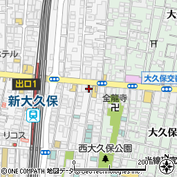 東京都新宿区百人町1丁目4-16周辺の地図