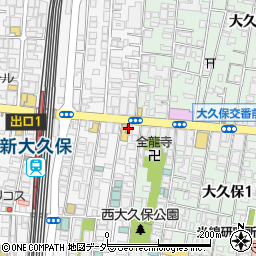東京都新宿区百人町1丁目3-16周辺の地図
